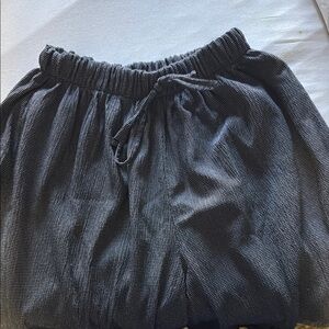 Women’s Zara wide leg pants navy blue size large